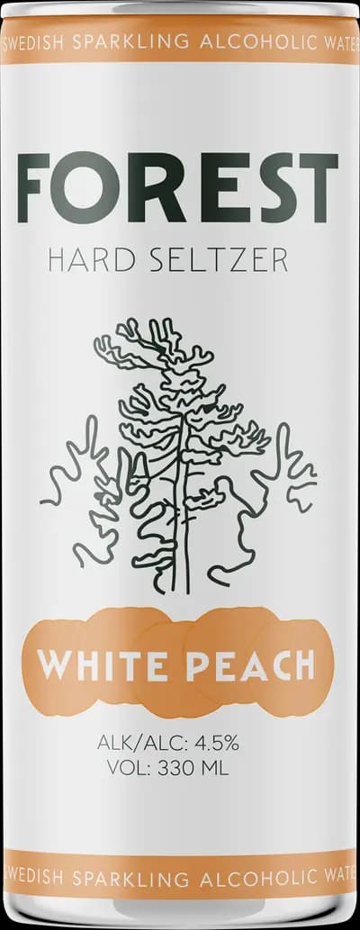 Produktbild för Forest Hard Seltzer White Peach