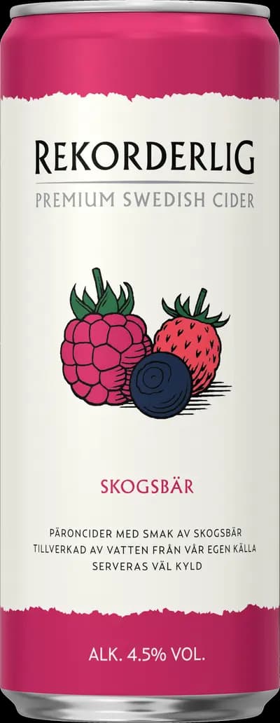 Produktbild för Rekorderlig Skogsbär