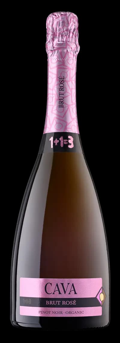 Produktbild för Cava 1+1=3 Brut Rosé