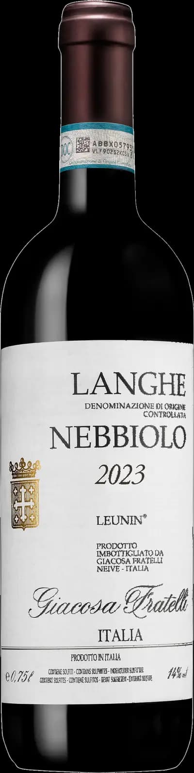 Produktbild för Langhe Nebbiolo